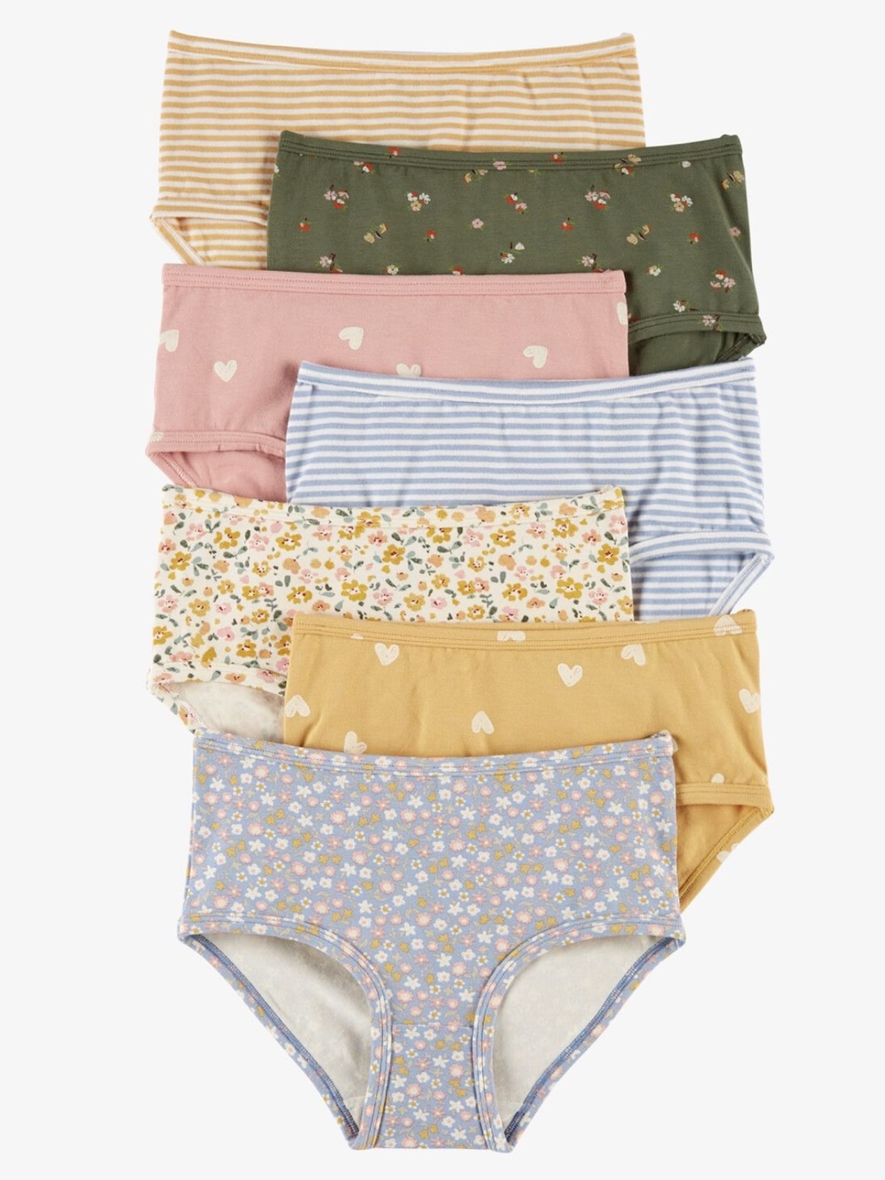 Carter's Girls 7-Pack Floral Briefs